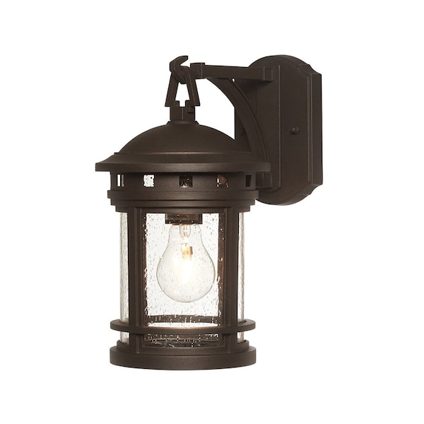 Designers Fountain Sedona 13in Oil Rubbed Bronze 1-Light Outdoor Line Voltage Wall Sconce, Bulb Not Included 2371-ORB - main